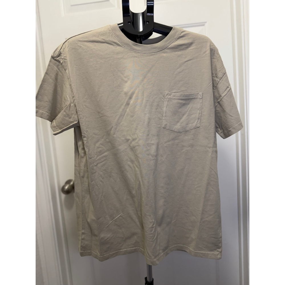 Goodfellow & Co Beige Short Sleeve Pocket Tee